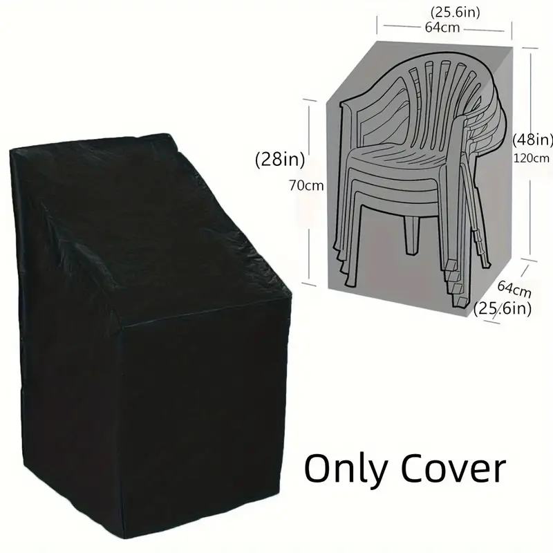 Outdoor Furniture Upholstery Near Me - Heavy Duty Stackable Chair Cover, Waterproof