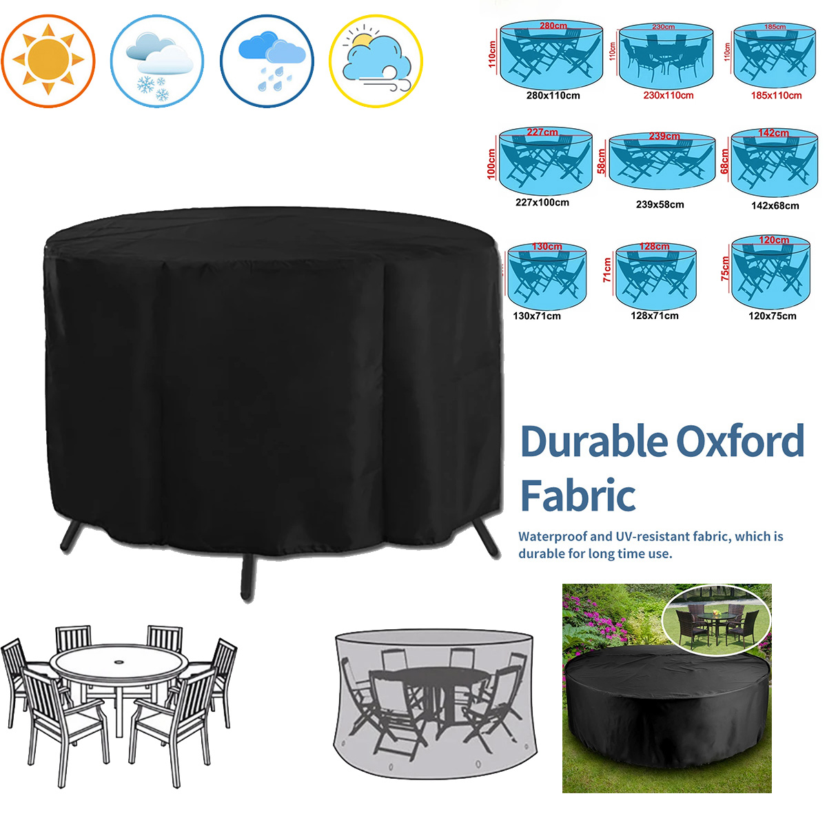Outdoor Furniture Upholstery Near Me - Round Cover Round Outdoor Garden Furniture