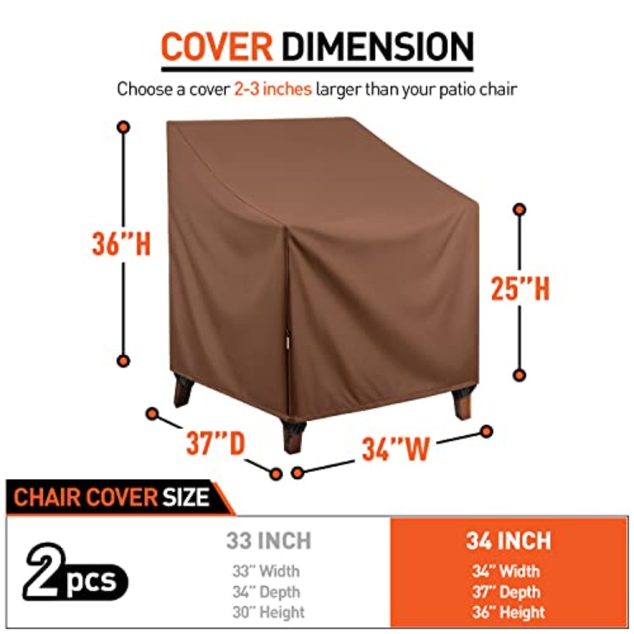 Waterproof Patio Chair Covers, - Outdoor Furniture Cover Waterproof recension och pris