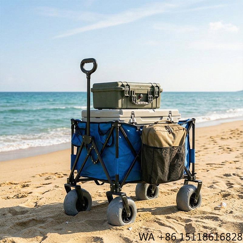 Foldable Metal Beach Wagon Qui - Outdoor Furniture Metal recension och pris