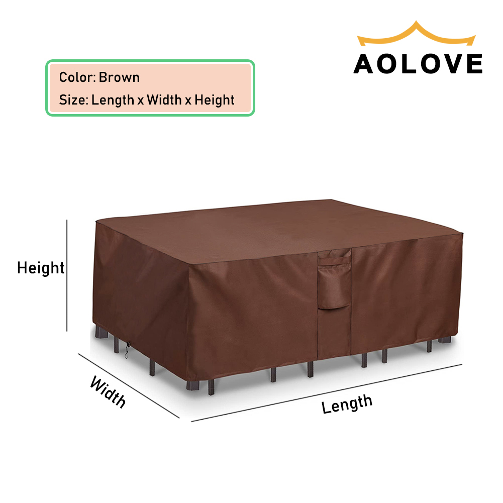 Brown 420D HEAVY DUTY Outdoor  - Outdoor Furniture Upholstery Near Me recension och pris