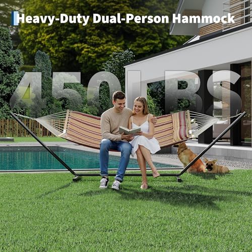 2 Person Outdoor Hammock with  - Hammock With Stand recension och pris
