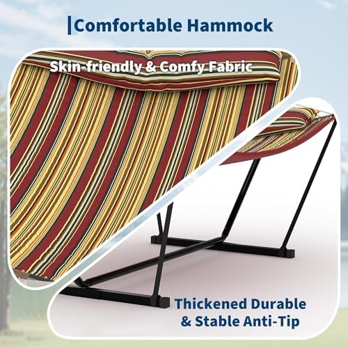 2 Person Outdoor Hammock with  - Hammock With Stand recension och pris