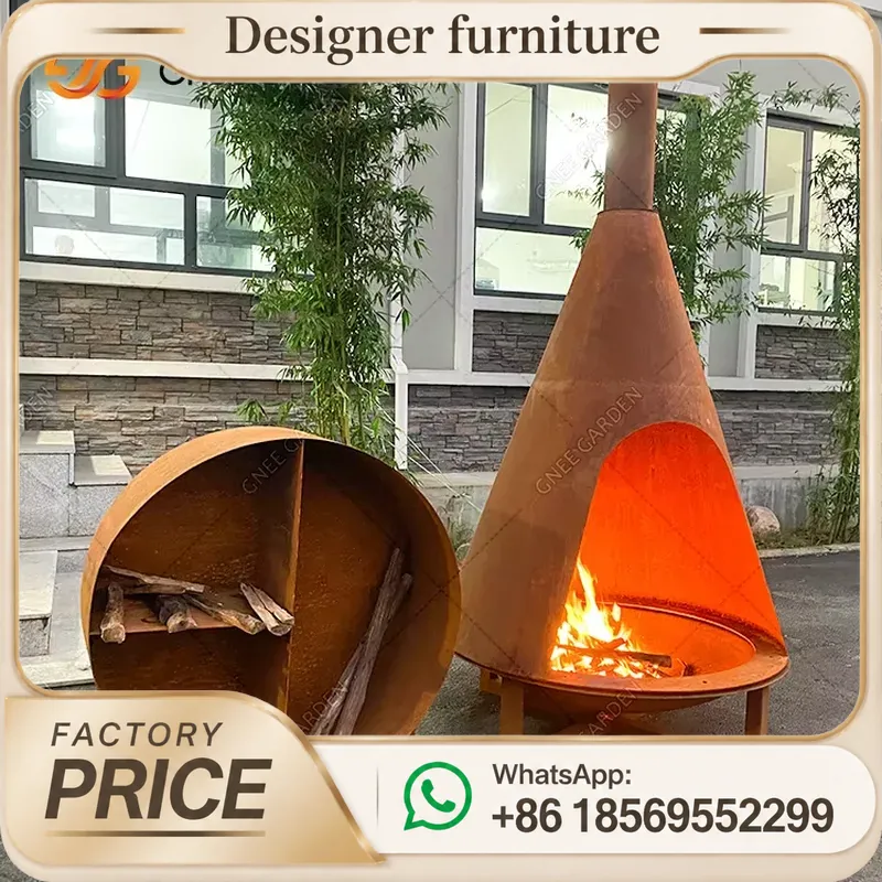 Portable Wood Pellet Stove Wit - Outdoor Furniture Metal recension och pris