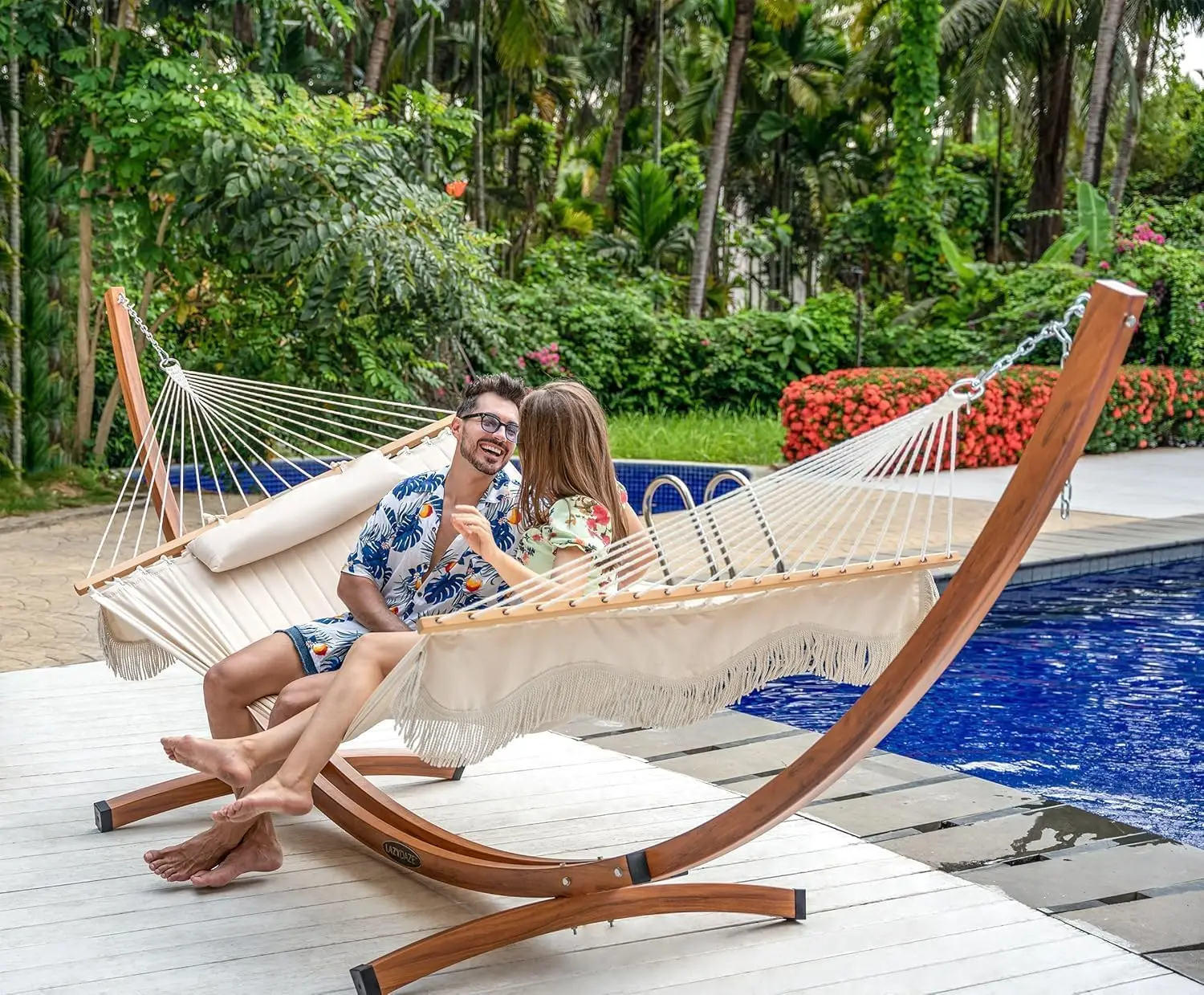 13.5 Ft Arc Heavy Duty Steel H - Hammock With Stand recension och pris
