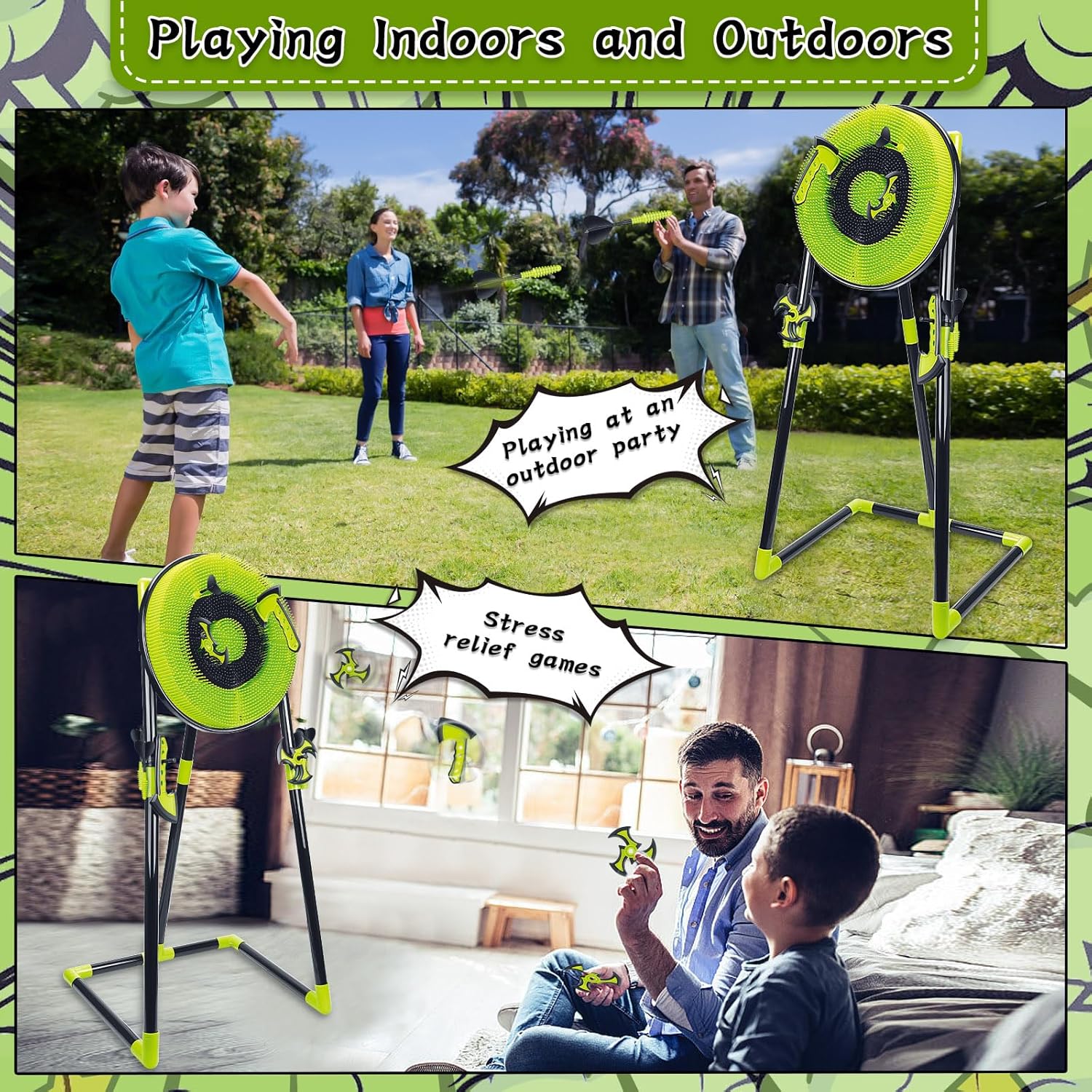 4 in 1 Axe Throwing Target Set - Outdoor Furniture Target recension och pris