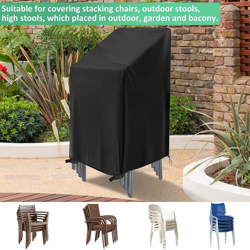 1/2/PCS Stacked Chair Dust Cov - Outdoor Furniture Cover Waterproof recension och pris