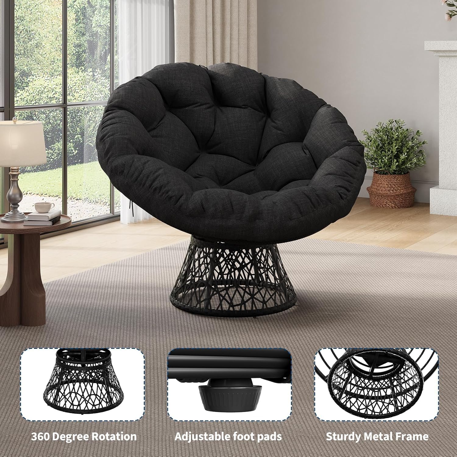 40 Inch Wicker Papasan Chair W - Outdoor Furniture Near Me recension och pris
