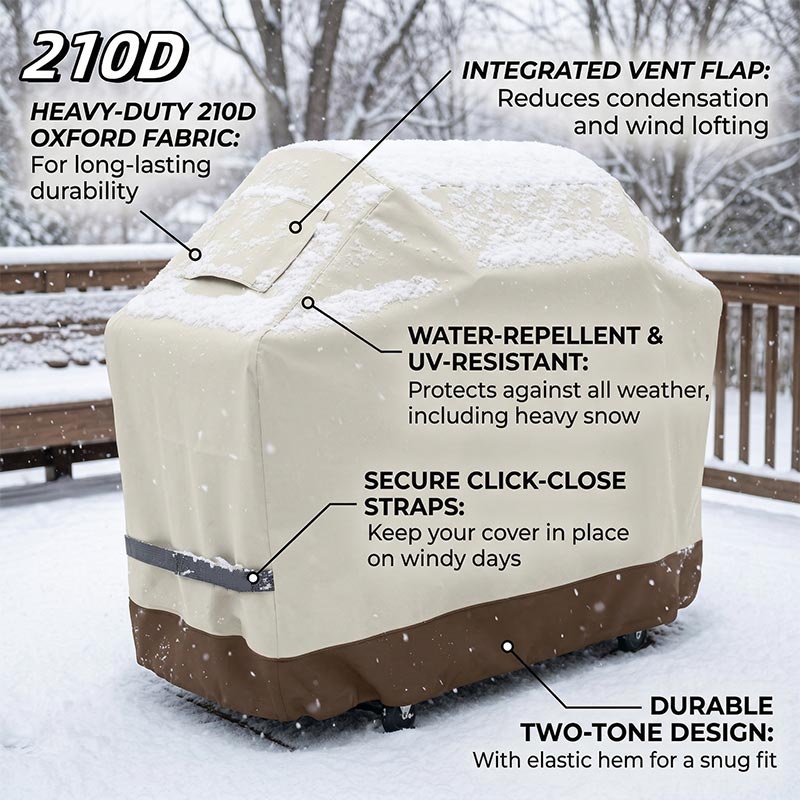 210D BBQ Beige Barbecue Grill  - Outdoor Furniture Upholstery Near Me recension och pris