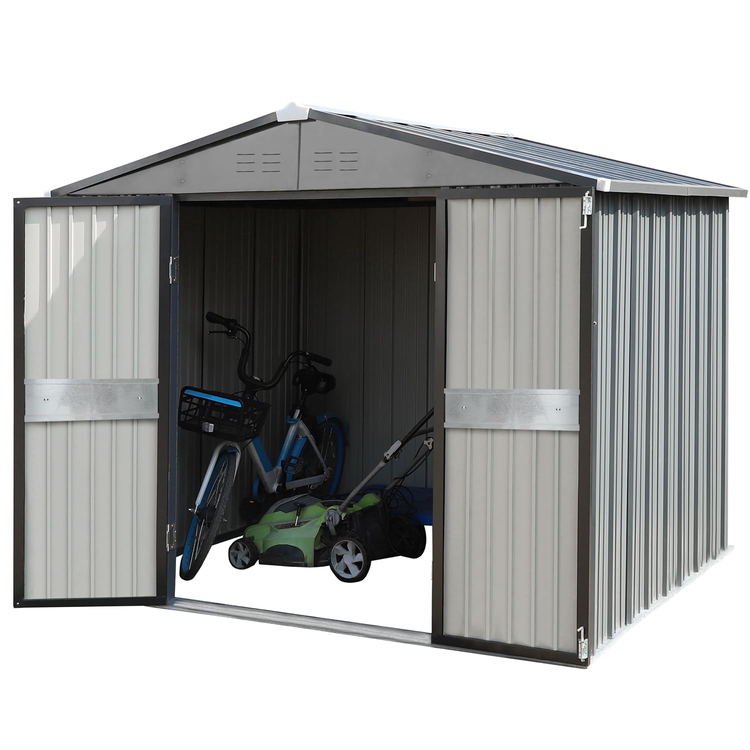 10' x 10' Outdoor Storage Shed - Outdoor Furniture Metal recension och pris