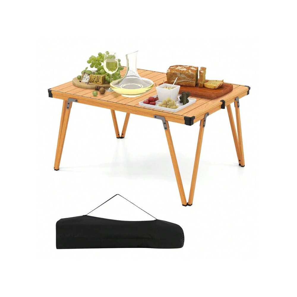 Folding Camping Table with Sto - Folding Picnic Table recension och pris