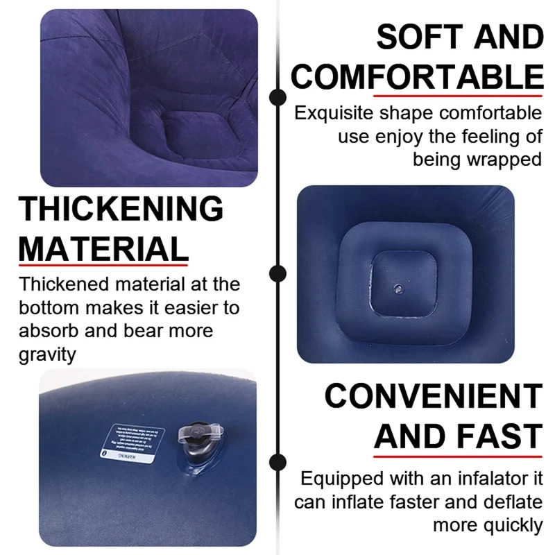 Large Lazy Inflatable Sofa Cha - Outdoor Furniture Near Me recension och pris