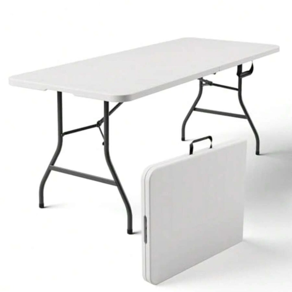 Heavy Duty 6ft Folding Table P - Folding Picnic Table recension och pris