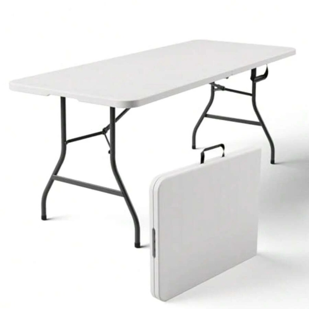Heavy Duty 6ft Folding Table P - Folding Picnic Table recension och pris