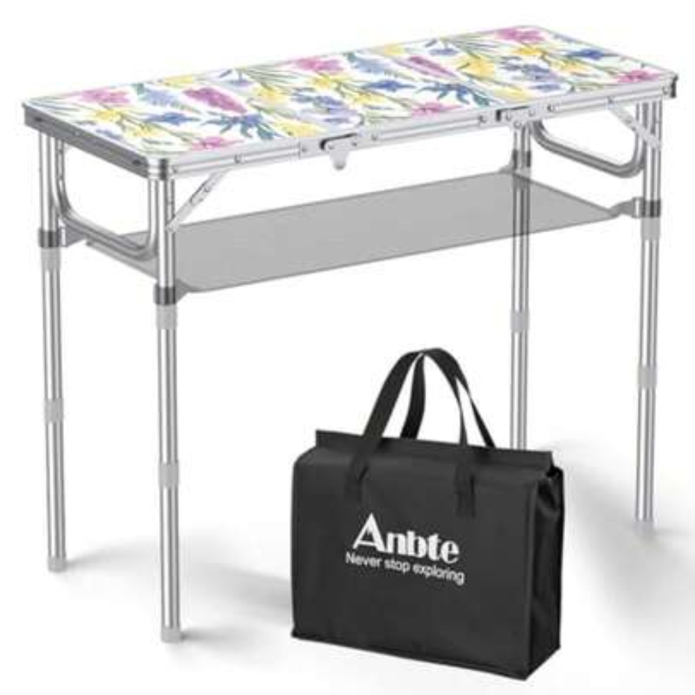 Folding Camping Table with Sto - Folding Picnic Table recension och pris