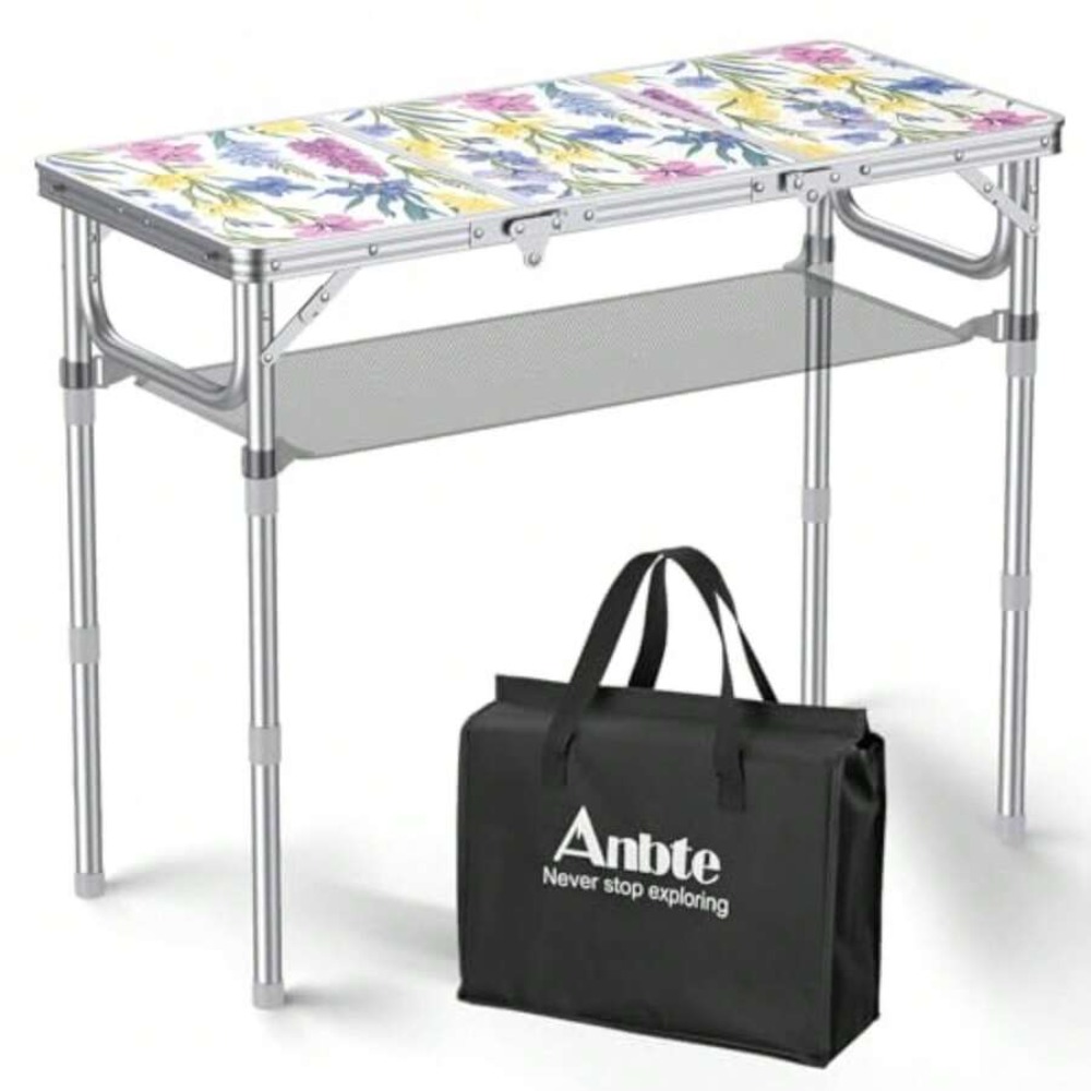 Folding Camping Table with Sto - Folding Picnic Table recension och pris