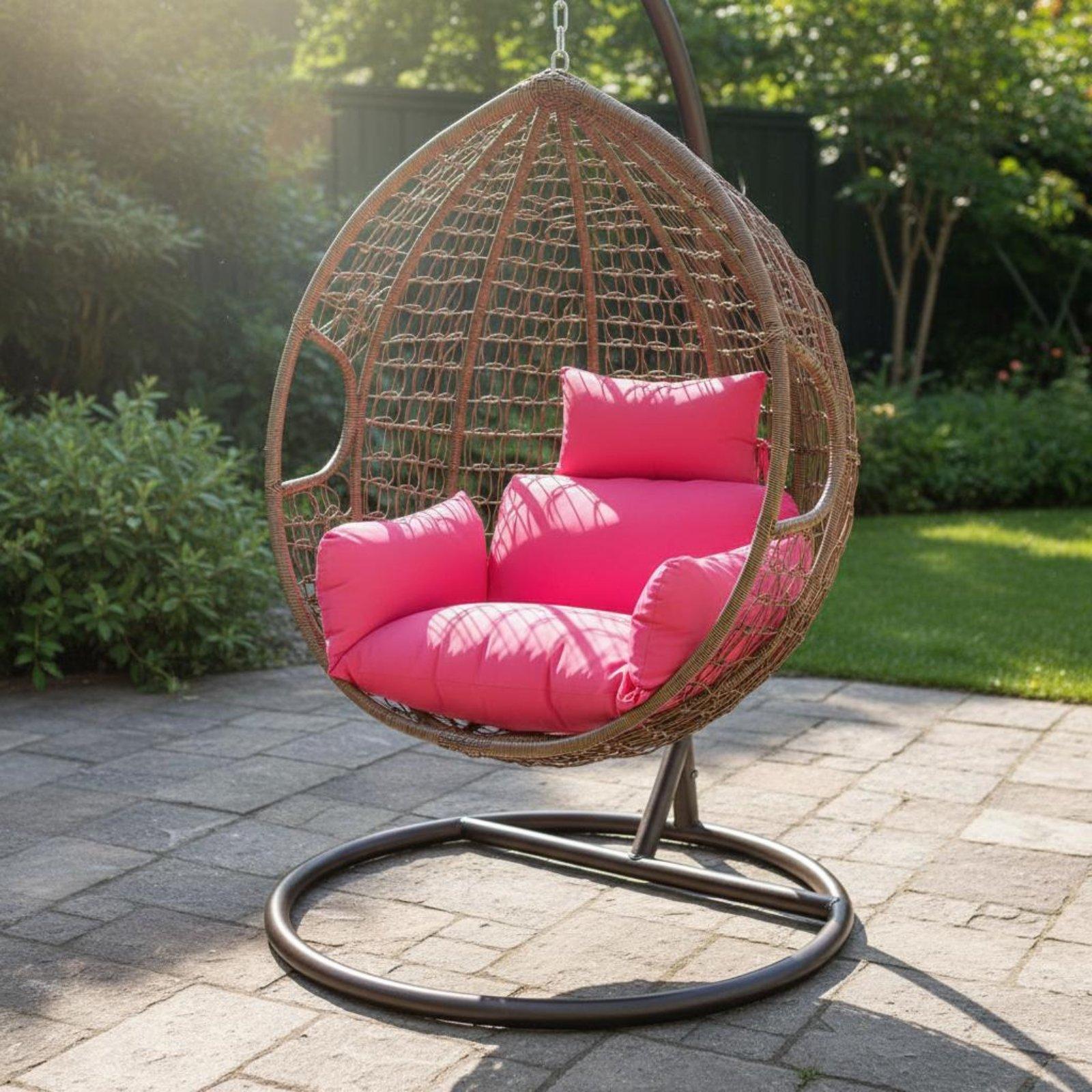Detachable Cushion Cover Seat  - Outdoor Furniture Egg Chair recension och pris