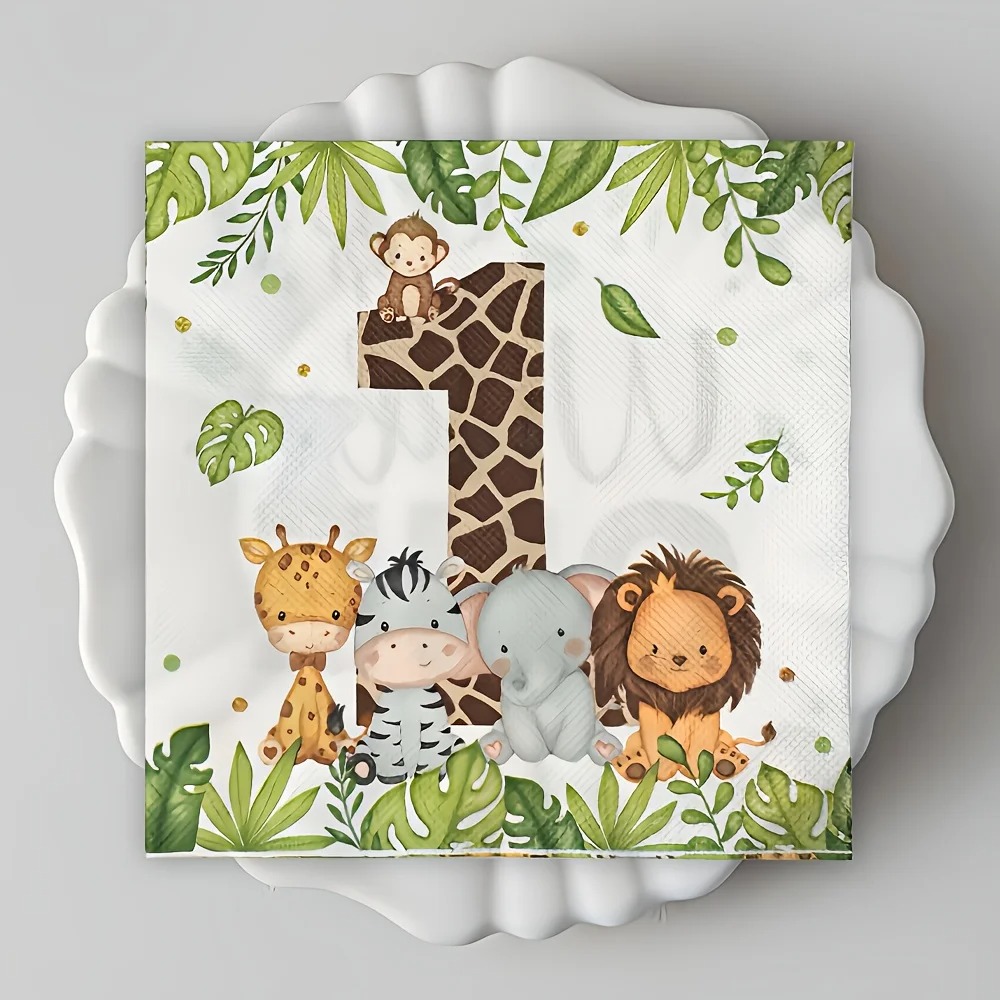20Pcs/Bag Jungle Animal Wild O - Folding Picnic Table recension och pris