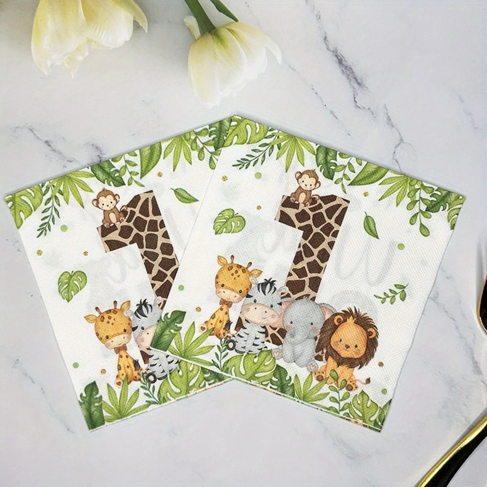 20Pcs/Bag Jungle Animal Wild O - Folding Picnic Table recension och pris