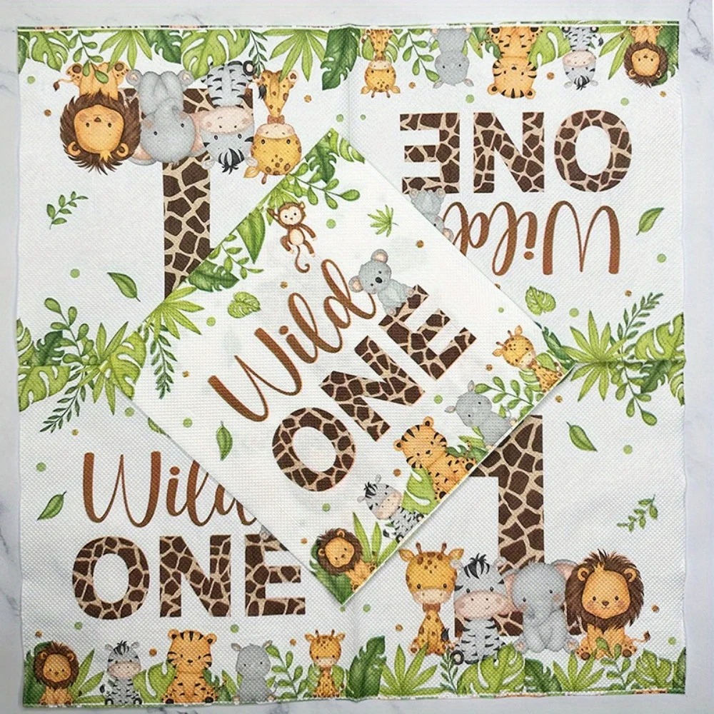 20Pcs/Bag Jungle Animal Wild O - Folding Picnic Table recension och pris
