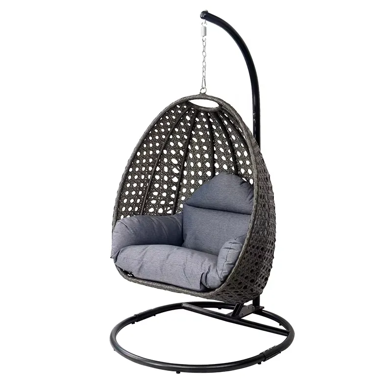 Egg Shape Black Patio Porch Wi - Outdoor Furniture Egg Chair recension och pris