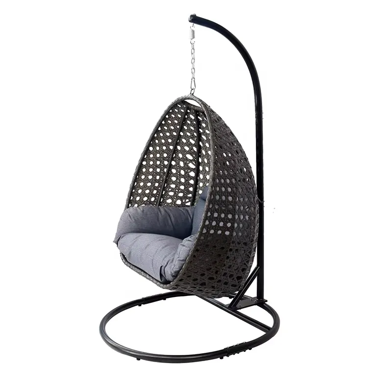 Egg Shape Black Patio Porch Wi - Outdoor Furniture Egg Chair recension och pris