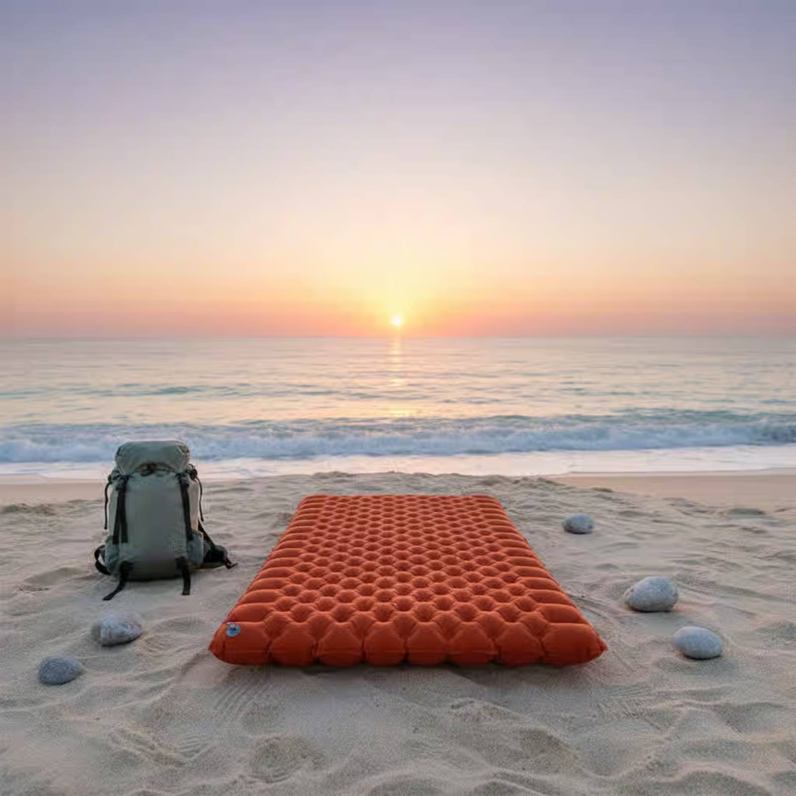 Inflatable Camping Mat Nylon T - Outdoor Rug Waterproof recension och pris