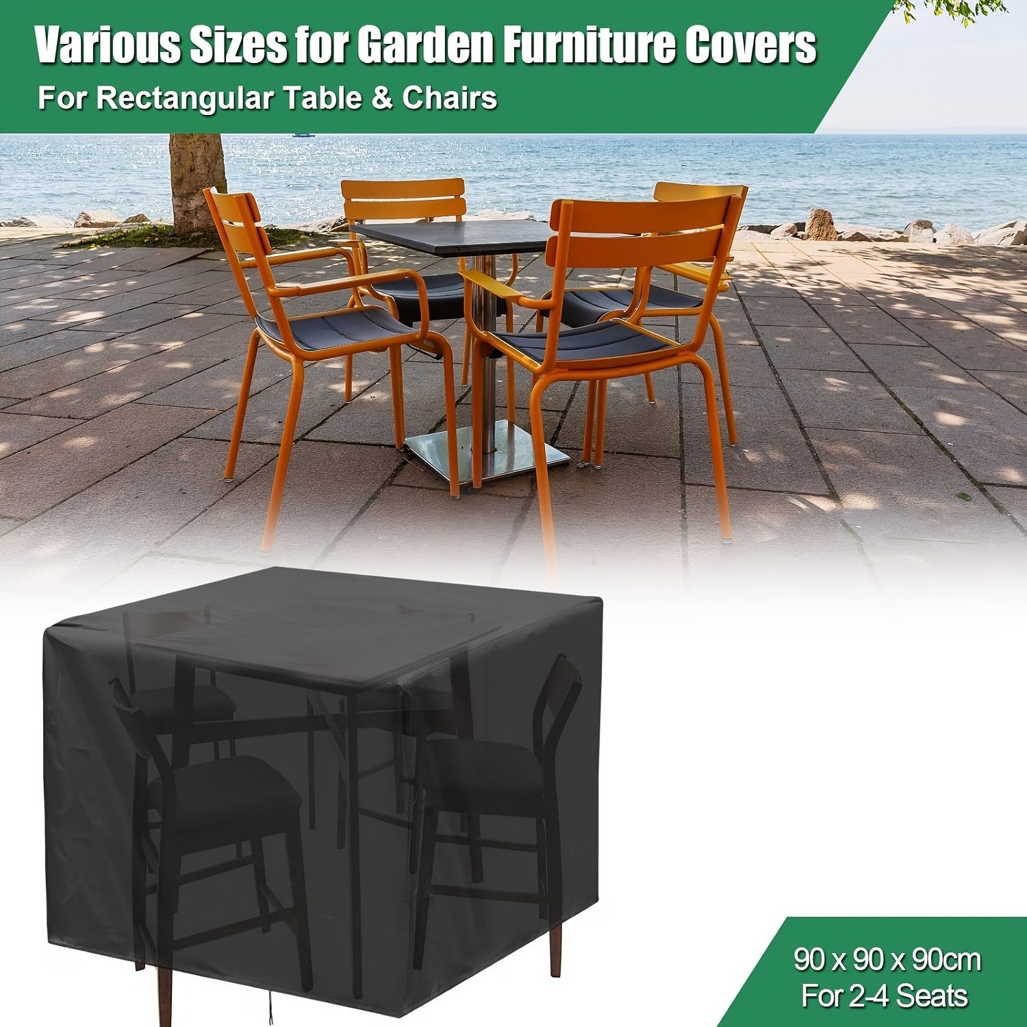 Heavy-Duty 210D Outdoor Garden - Outdoor Furniture Cover Waterproof recension och pris
