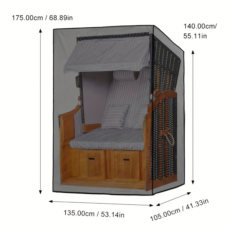 1‑Piece Black Outdoor Furnitur - Outdoor Furniture Covers recension och pris