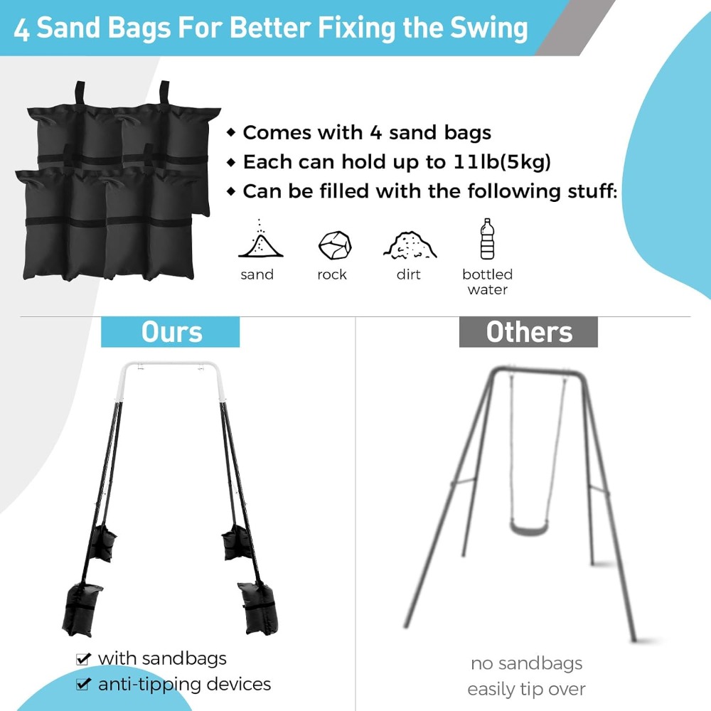 Foldable Swing Stand for Kids  - Hammock With Stand recension och pris