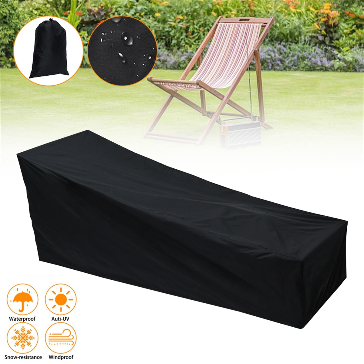 Outdoor Garden Sunbed Cover Su - Outdoor Furniture Upholstery Near Me recension och pris