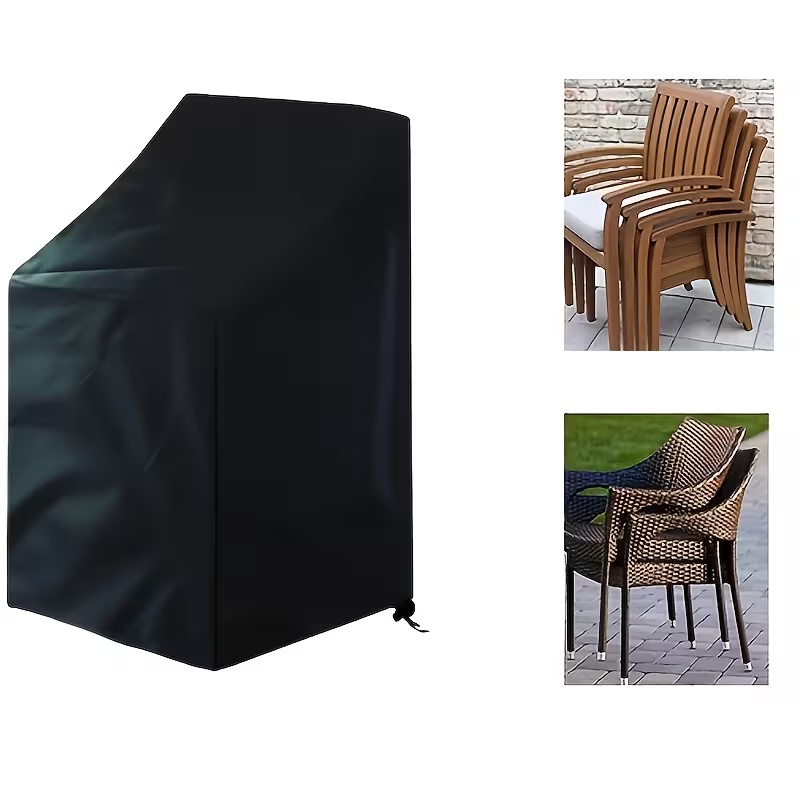 1pc Heavy-Duty Stacking Outdoo - Outdoor Furniture Covers recension och pris