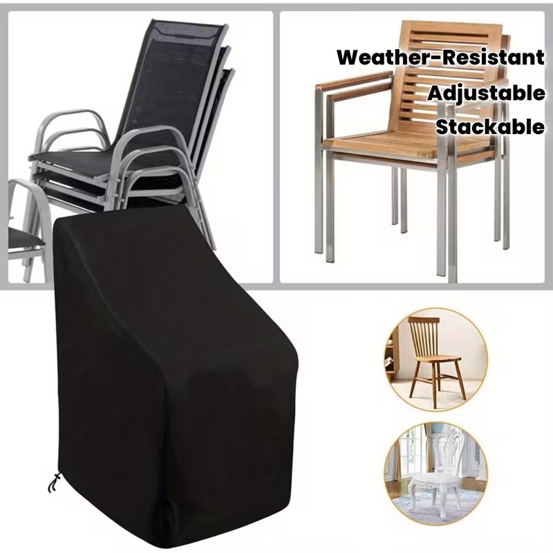 1pc Heavy-Duty Stacking Outdoo - Outdoor Furniture Covers recension och pris