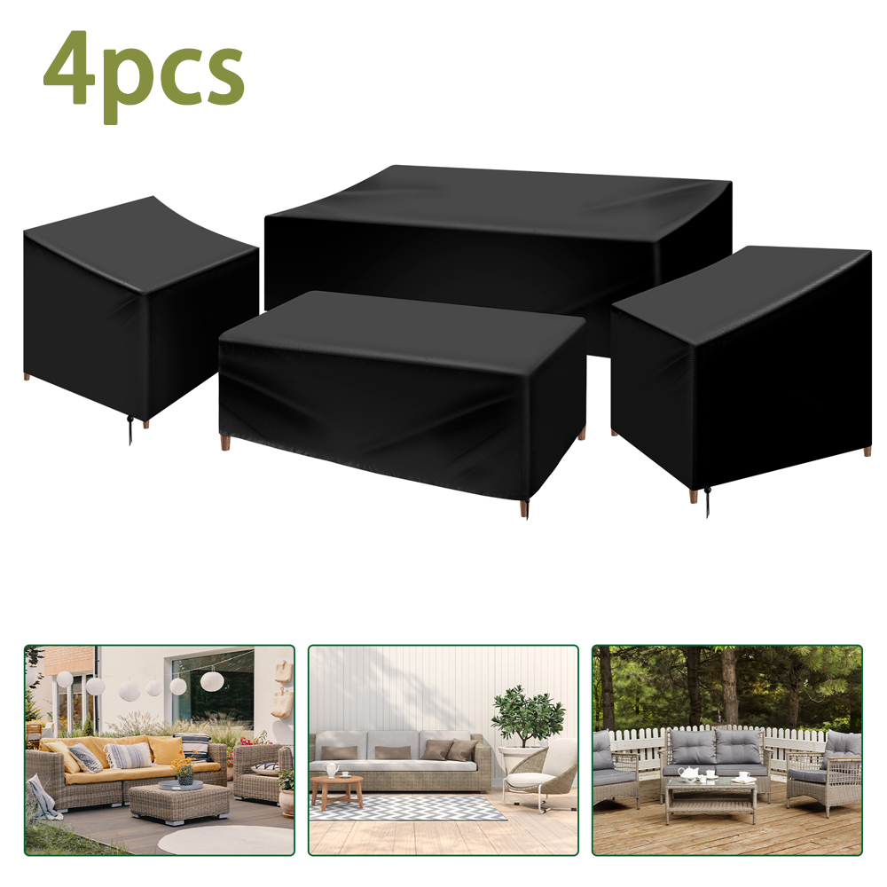 4Pcs Patio Furniture Cover Set - Outdoor Furniture Upholstery Near Me recension och pris