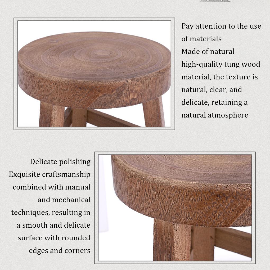 Wood Low Stools Small Bench Pl - Outdoor Furniture Near Me recension och pris