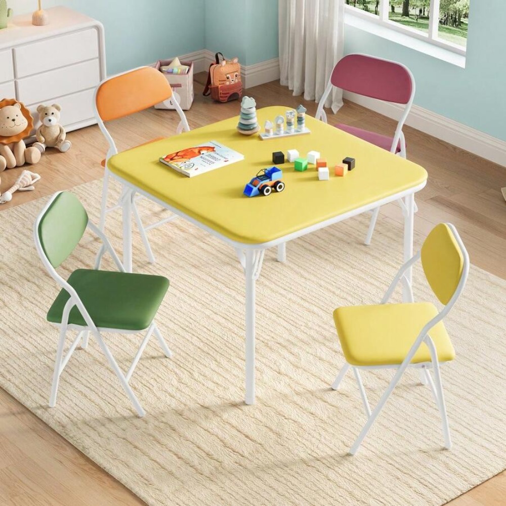 Foldable Square Table and Chai - Folding Picnic Table recension och pris