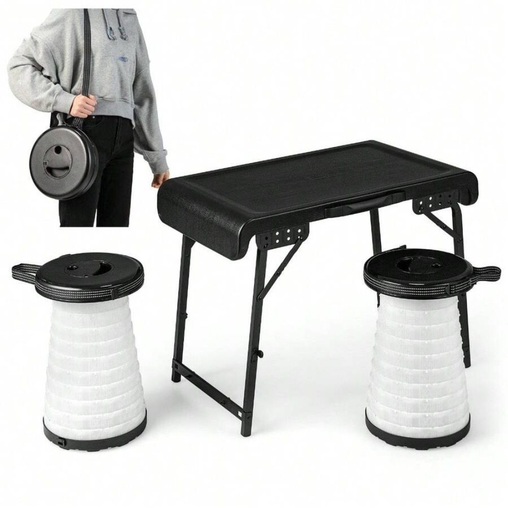 3 Piece Folding Camping Table  - Folding Picnic Table recension och pris