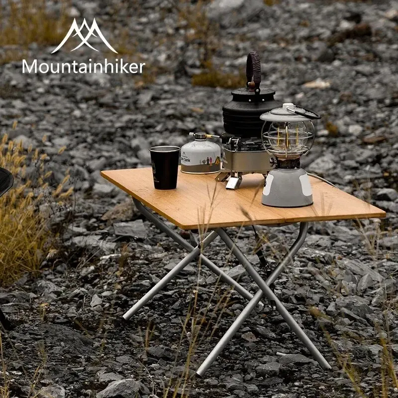 MOUNTAINHIKER 2/3 Bamboo Foldi - Folding Picnic Table recension och pris